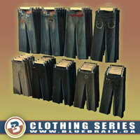 3D Model Download - Clothing - Pants - Hung